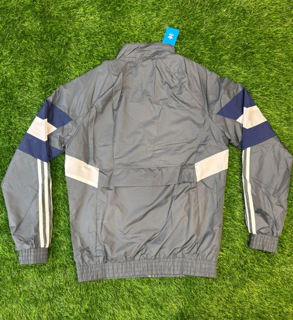 Madrid Gray Colour Track Top - L