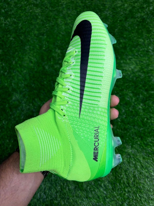 Mercurial Superfly 5 Green Top Ankle FG  - 5.5