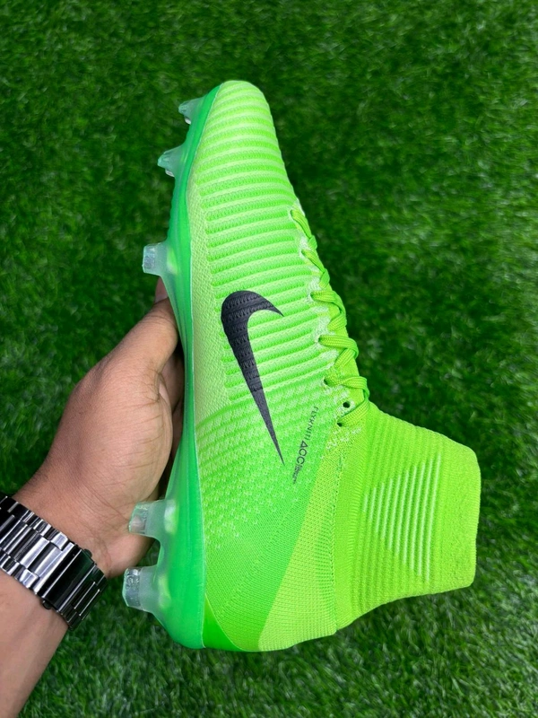Mercurial Superfly 5 Green Top Ankle FG  - 5.5