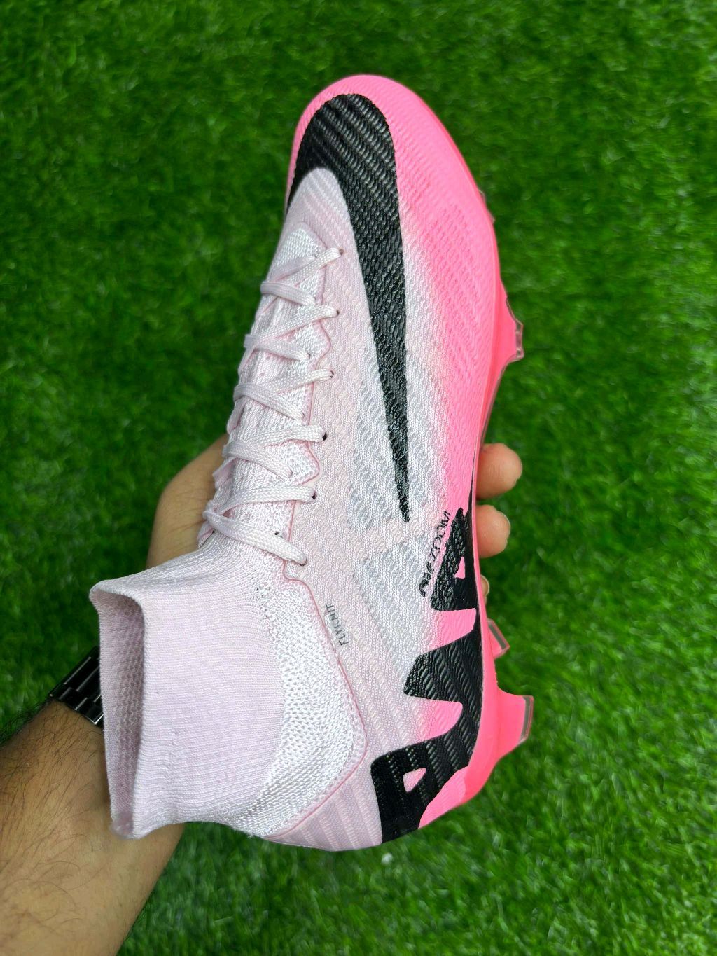 pink mercurial boots