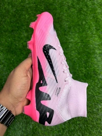 Mercurial Superfly 9 Baby Pink High-Top FG With Lace - 7.5