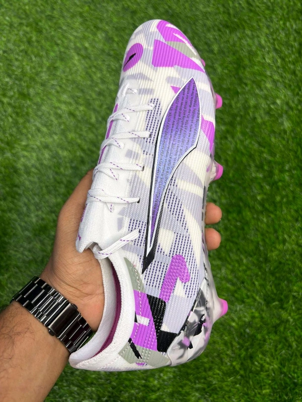 Ultra White And Purple With Lace - 7.5
