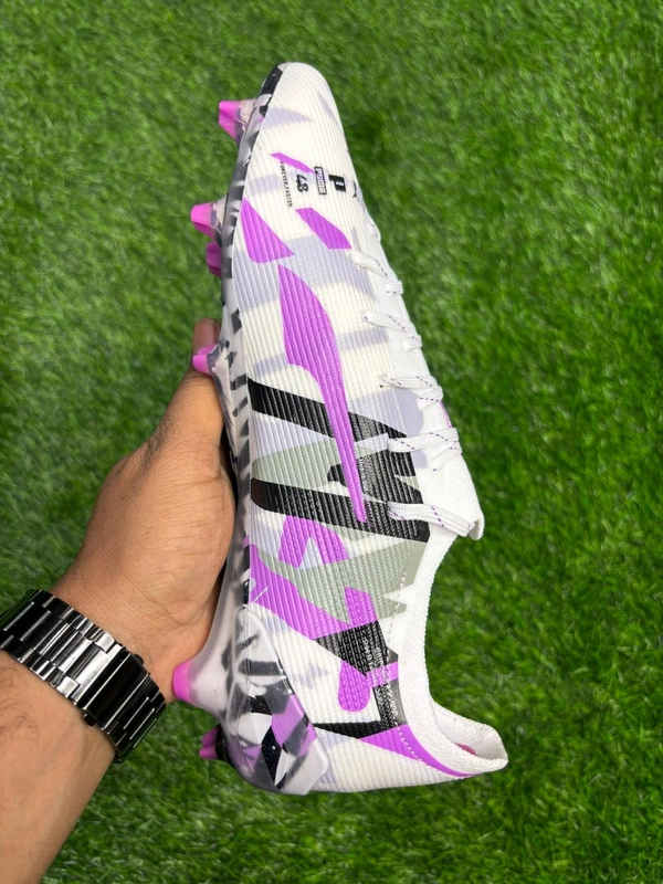 Ultra White And Purple With Lace - 7.5