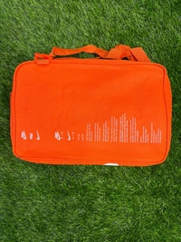 Orange Colour Boot And Kit Side Bag