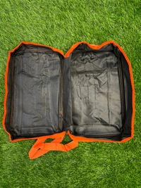 Orange Colour Boot And Kit Side Bag