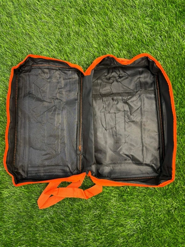 Orange Colour Boot And Kit Side Bag