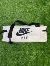 Off White Colour Boot And Kit Side Bag