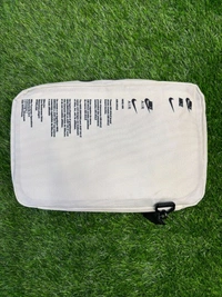 Off White Colour Boot And Kit Side Bag