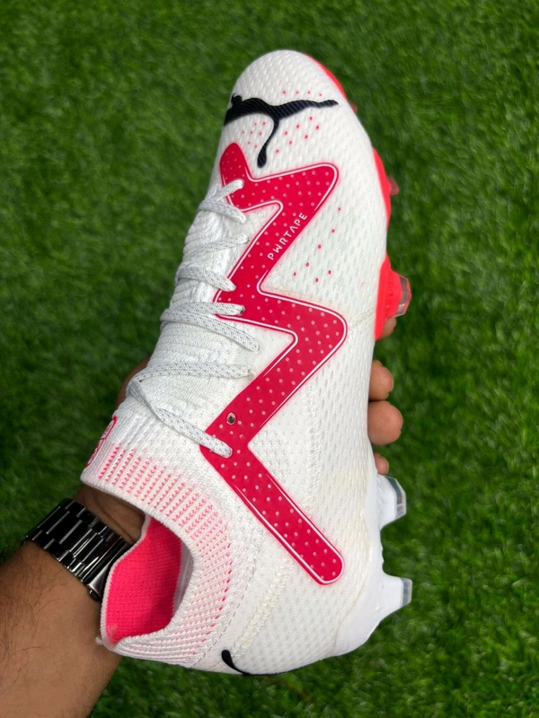 Future Ultimate FG White Colour With Lace  - 8