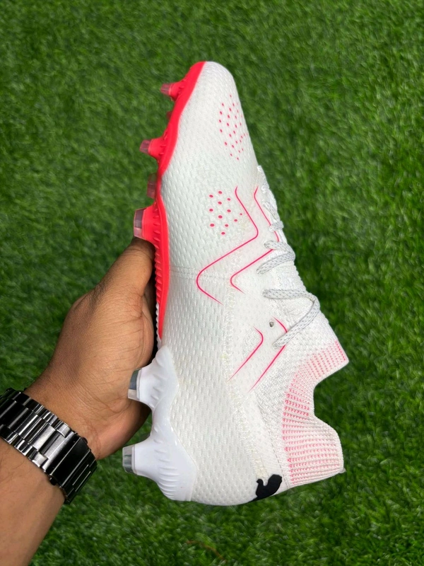 Future Ultimate FG White Colour With Lace  - 8