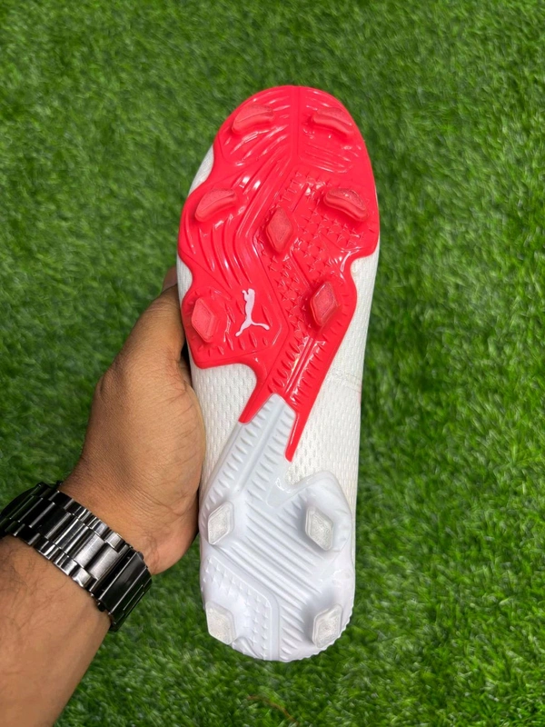 Future Ultimate FG White Colour With Lace  - 8