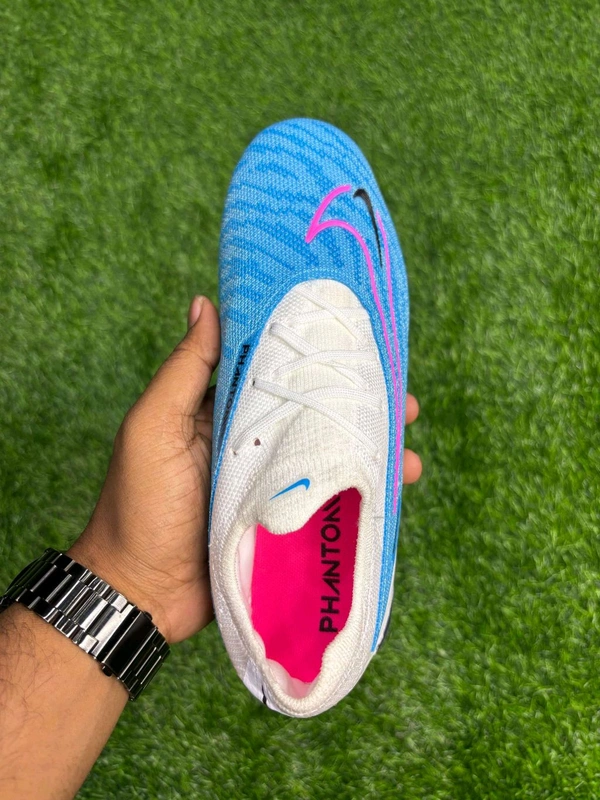 PhantomGX Elite FG Sky-blue Low-top With Lace  - 8.5