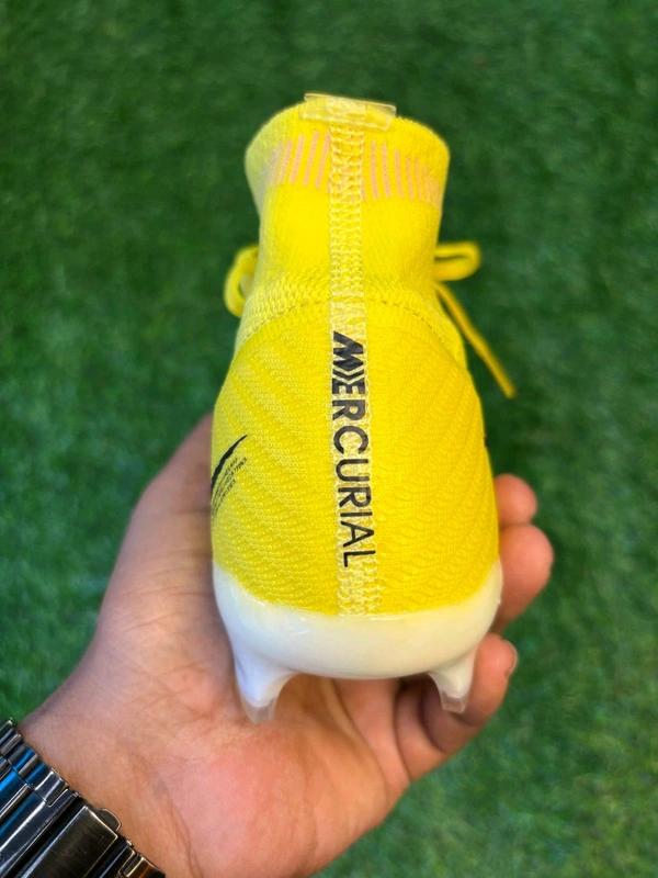 Airzoom Mercurial Superfly 9 High Top FG Yellow  - 7.5