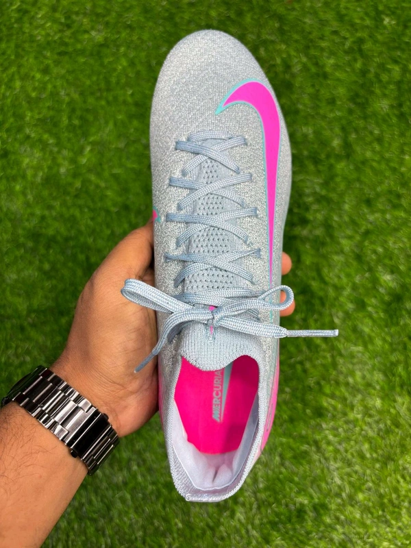 Mercurial Vapor 16 Grey And Pink Low Top FG - 5.5