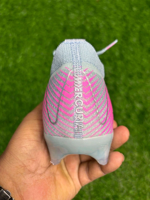 Mercurial Vapor 16 Grey And Pink Low Top FG - 7