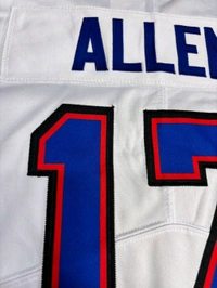 NFL Buffalo Bills White - ALLEN 17 - L