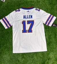 NFL Buffalo Bills White - ALLEN 17 - XL