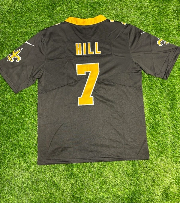 NFL Orleans Saints Black -HILL 7 - XL