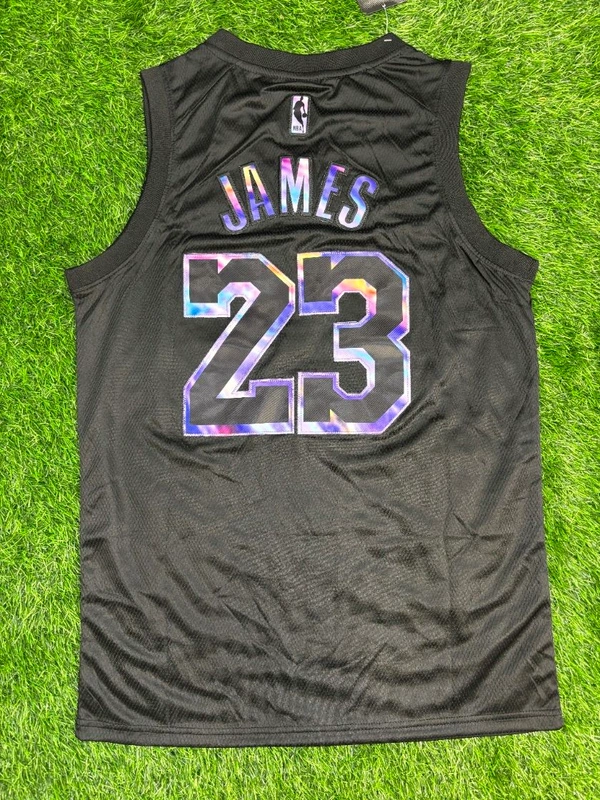 NBA Lakers Rainbow Edition Black- JAMES 23 - S