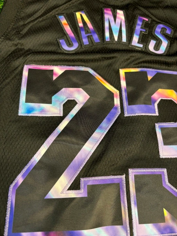 NBA Lakers Rainbow Edition Black- JAMES 23 - S