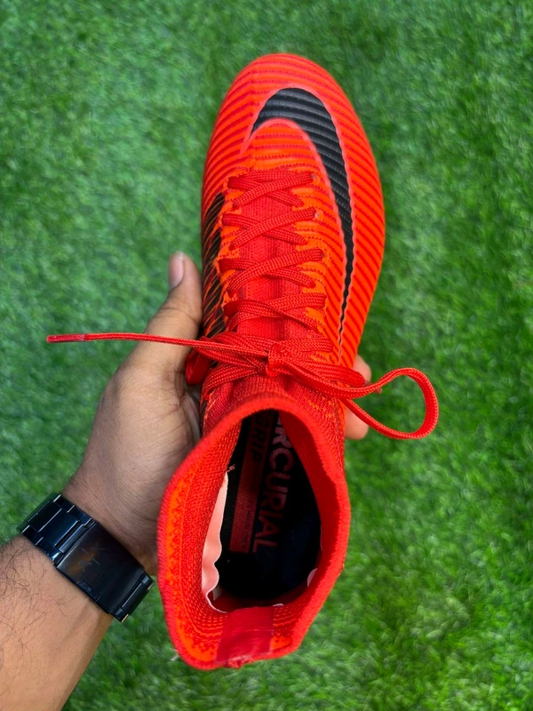 Mercurial Superfly 5 Red High Top FG  - 5.5