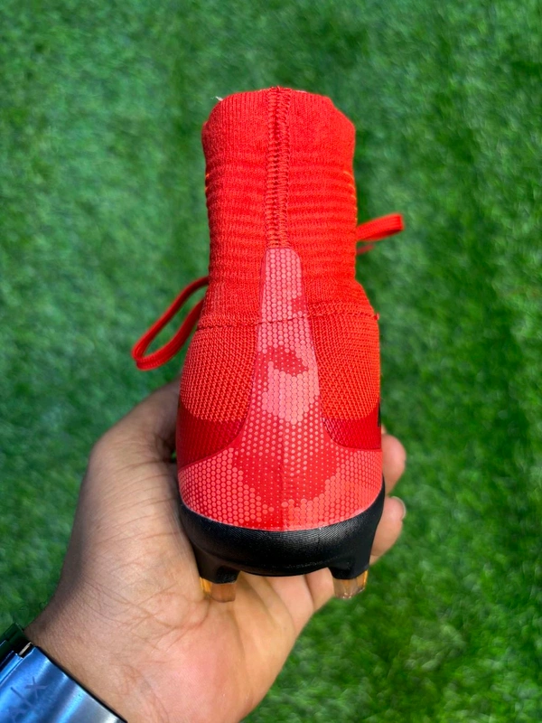 Mercurial Superfly 5 Red High Top FG  - 5.5