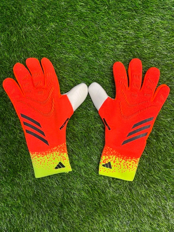 Predator Orange And Yellow GK Gloves  - 10