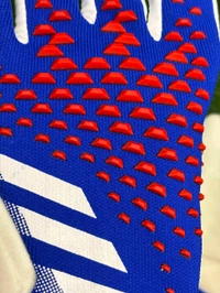 Predator White And Blue GK Gloves  - 9
