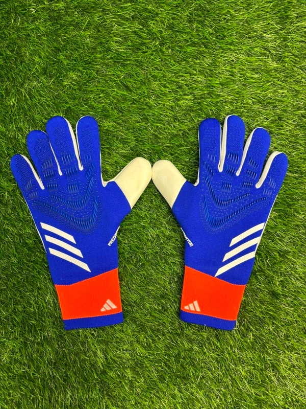 Predator Blue And White GK Gloves  - 9