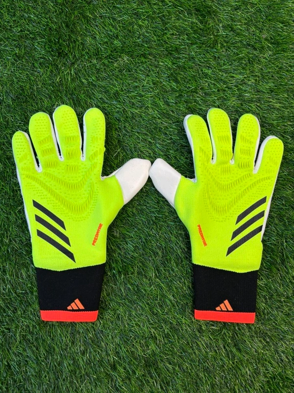 Predator Light Green And White GK Gloves  - 10