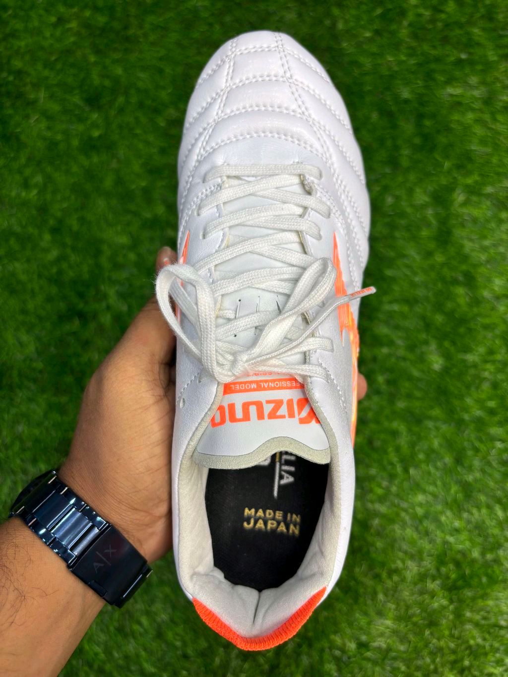 Mizuno Neo 3 White Orange With Lace