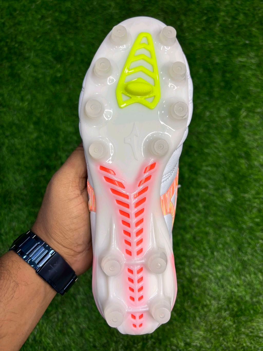 Mizuno Neo 3 White Orange With Lace