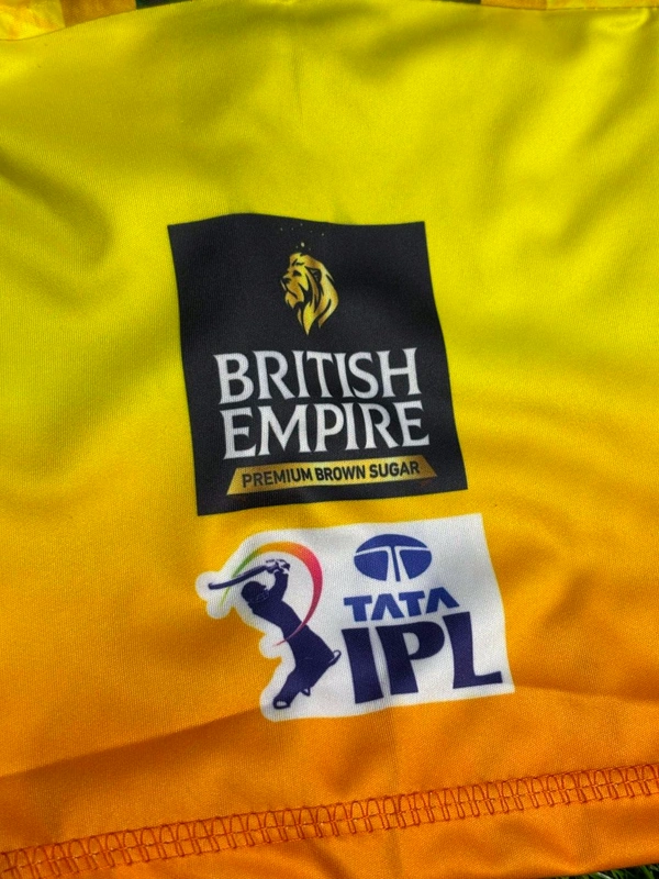 Chennai Super Kings IPL 2025 Yellow Kit-CSK - S