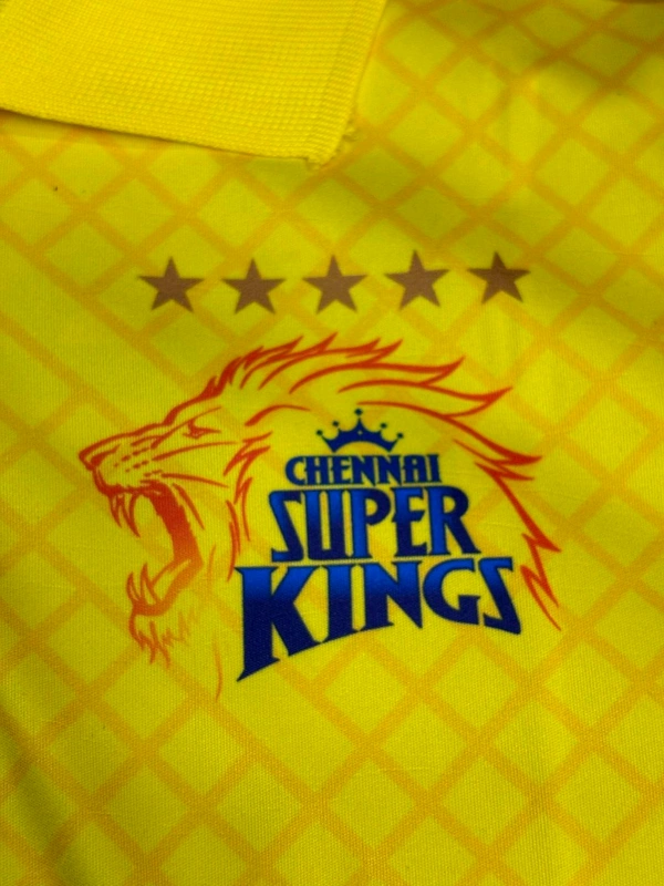 Chennai Super Kings IPL 2025 Yellow Kit-CSK - L