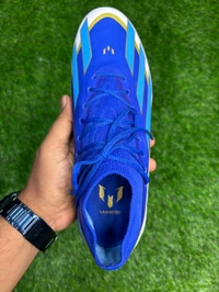 CrazyFast Blue Gold Messi Edition FG With Lace  - 7.5