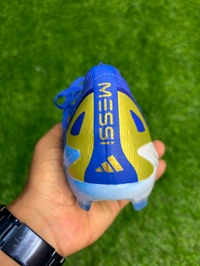 CrazyFast Blue Gold Messi Edition FG With Lace  - 7.5
