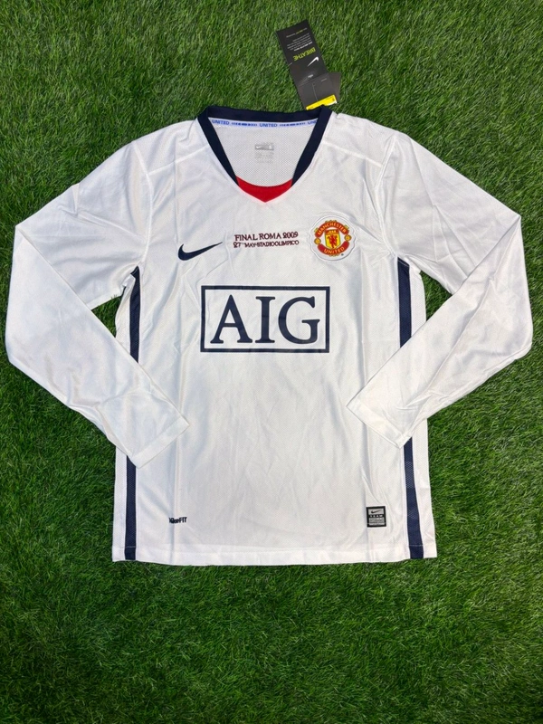 Retro Manchester United 2009 Champions League Final Jersey Full Sleeve  - L