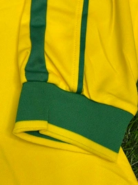 Retro Brazil 1998 World Cup Jersey Full Sleeve  - XL
