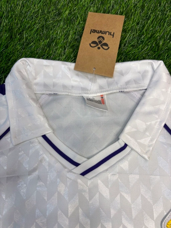 Retro Madrid 1988-89 Home Jersey Half Sleeve  - M