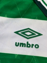 Retro Celtic Home 1989-90 Half Sleeve  - M