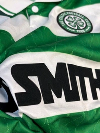 Retro Celtic Home 1989-90 Half Sleeve  - M