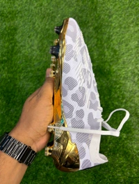 Predator Grey And Gold Colour FG With Lace  - 8