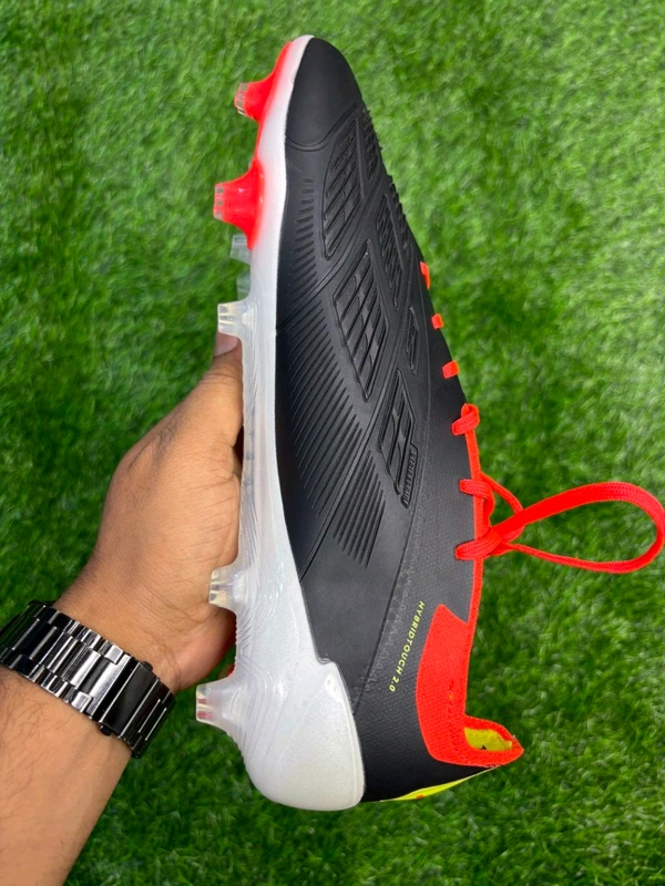 Predator Red And Black Colour FG With Lace  - 7.5