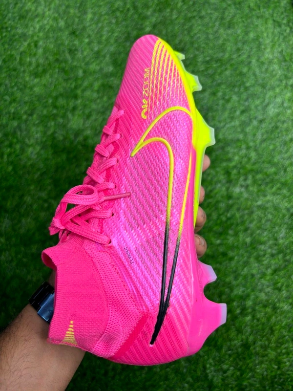 Mercurial Vapor 15 Pink Colour High Top FG With Lace  - 7.5