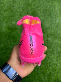 Mercurial Vapor 15 Pink Colour High Top FG With Lace  - 7.5