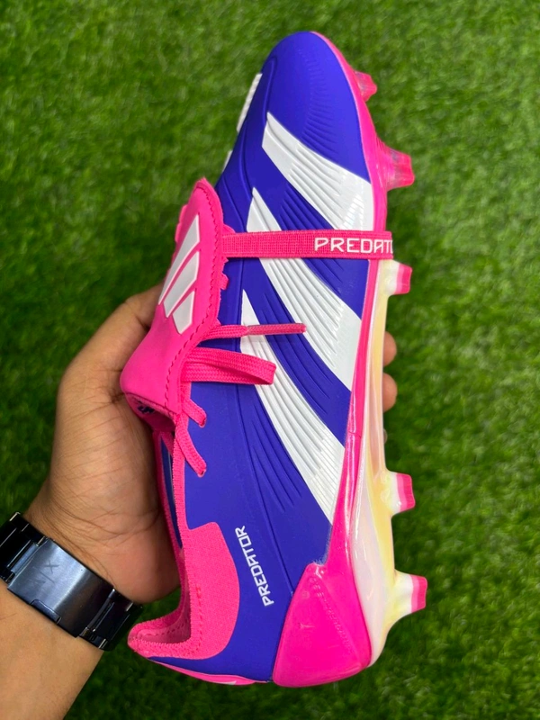 Predator Elite Blue And Pink Foldover With Lace FG - 6