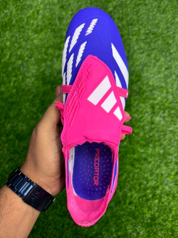 Predator Elite Blue And Pink Foldover With Lace FG - 6