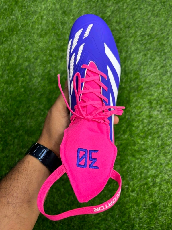 Predator Elite Blue And Pink Foldover With Lace FG - 6