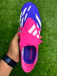 Predator Elite Blue And Pink Foldover With Lace FG - 6.5