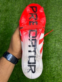 Predator Foldover Elite Red Colour With Lace FG - 9